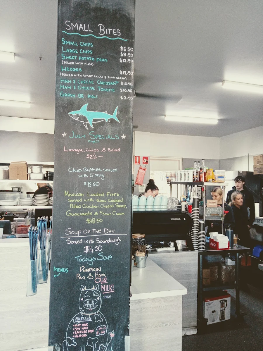 Menu, Neptune’s Cafe