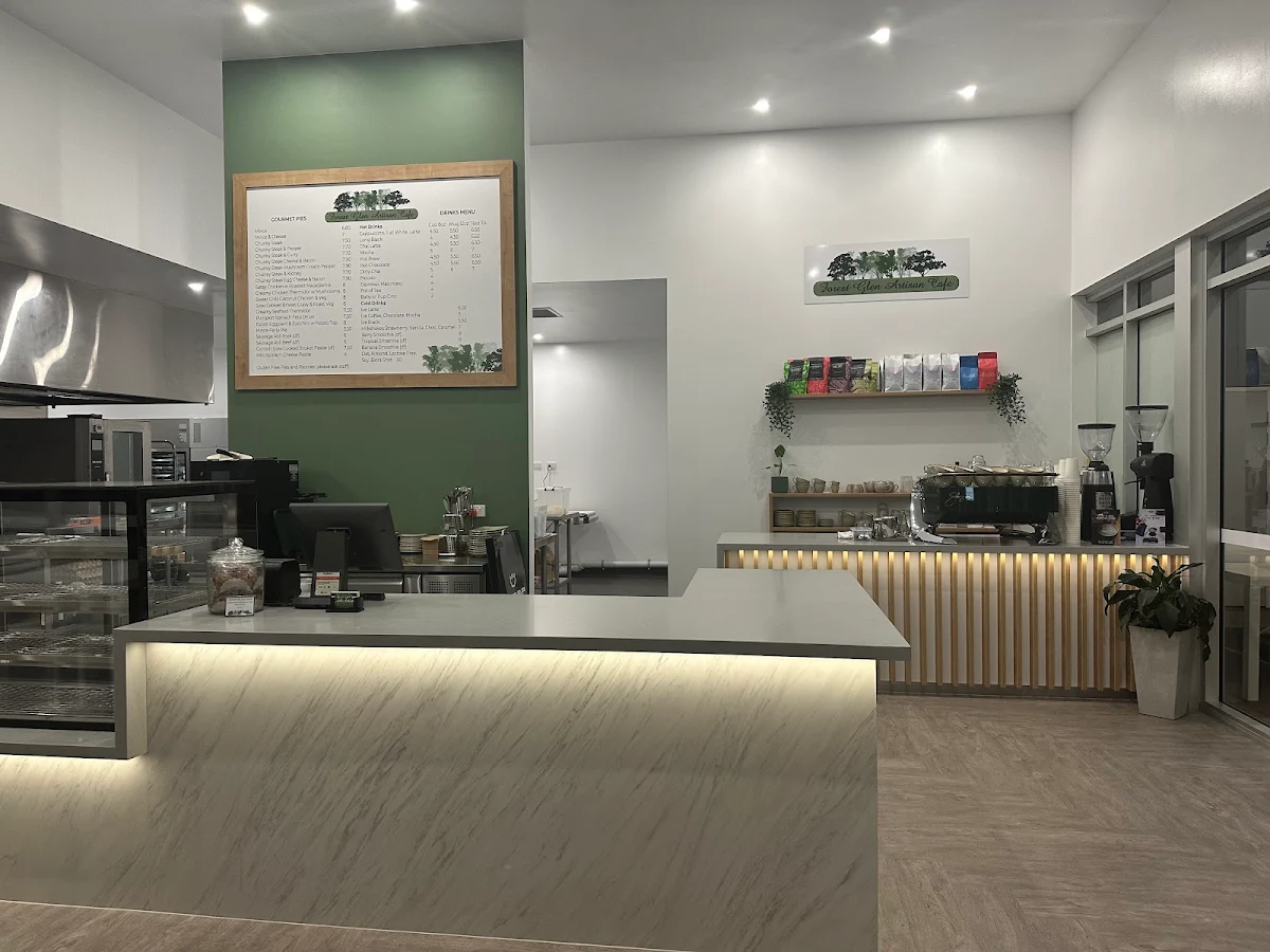Menu, Forest Glen Artisan Cafe