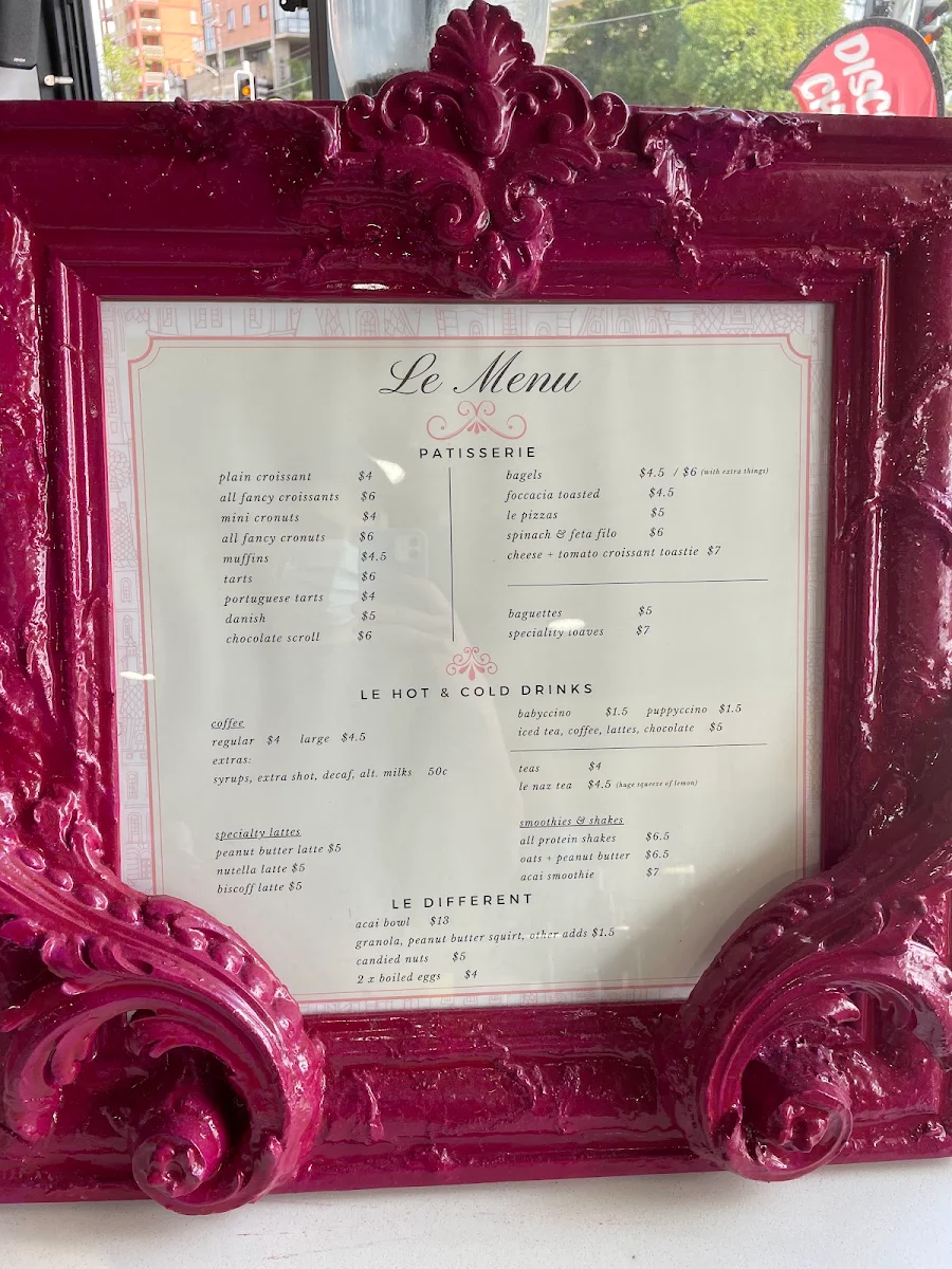 Menu, HEY BAY BAÉ - Cafe