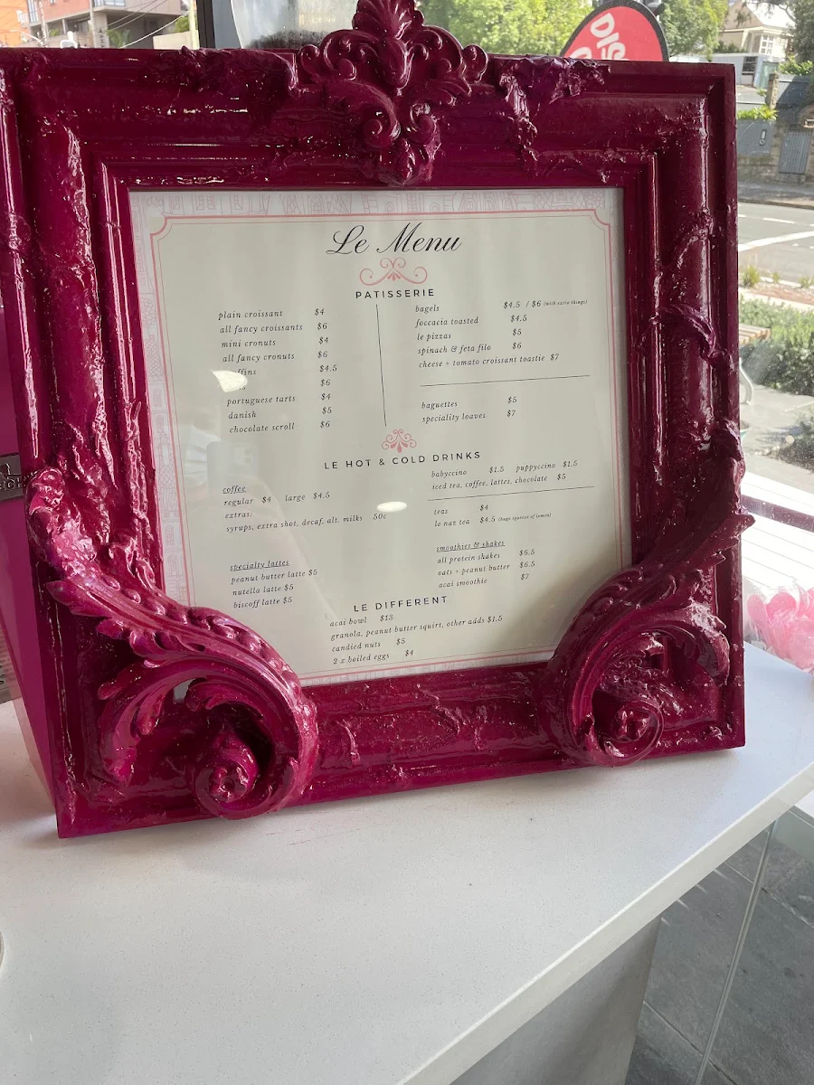 Menu, HEY BAY BAÉ - Cafe