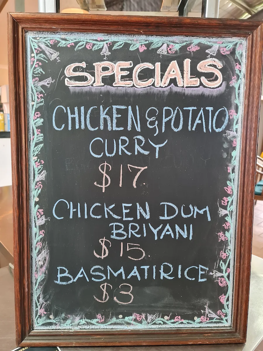 Menu, Royal Gardenia