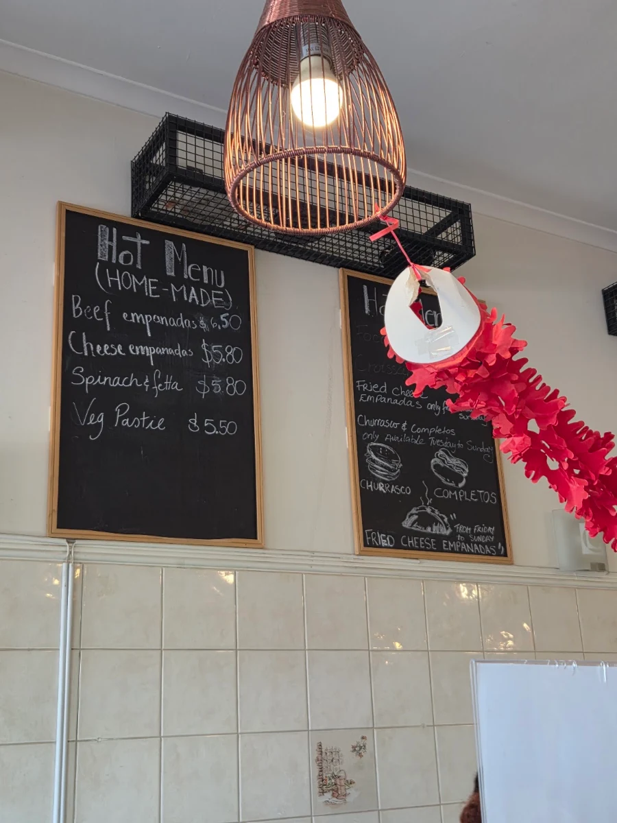 Menu, Marcianos Latin Bakehouse