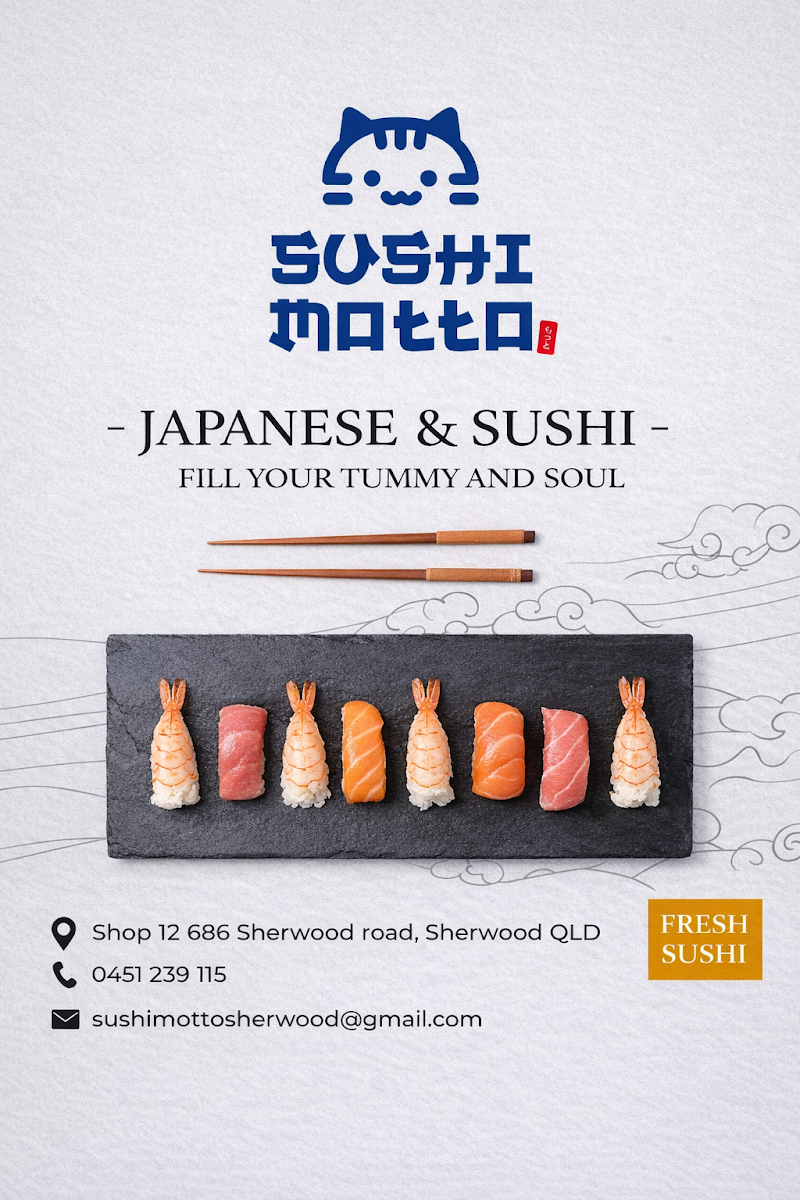 Menu, Sushi Motto