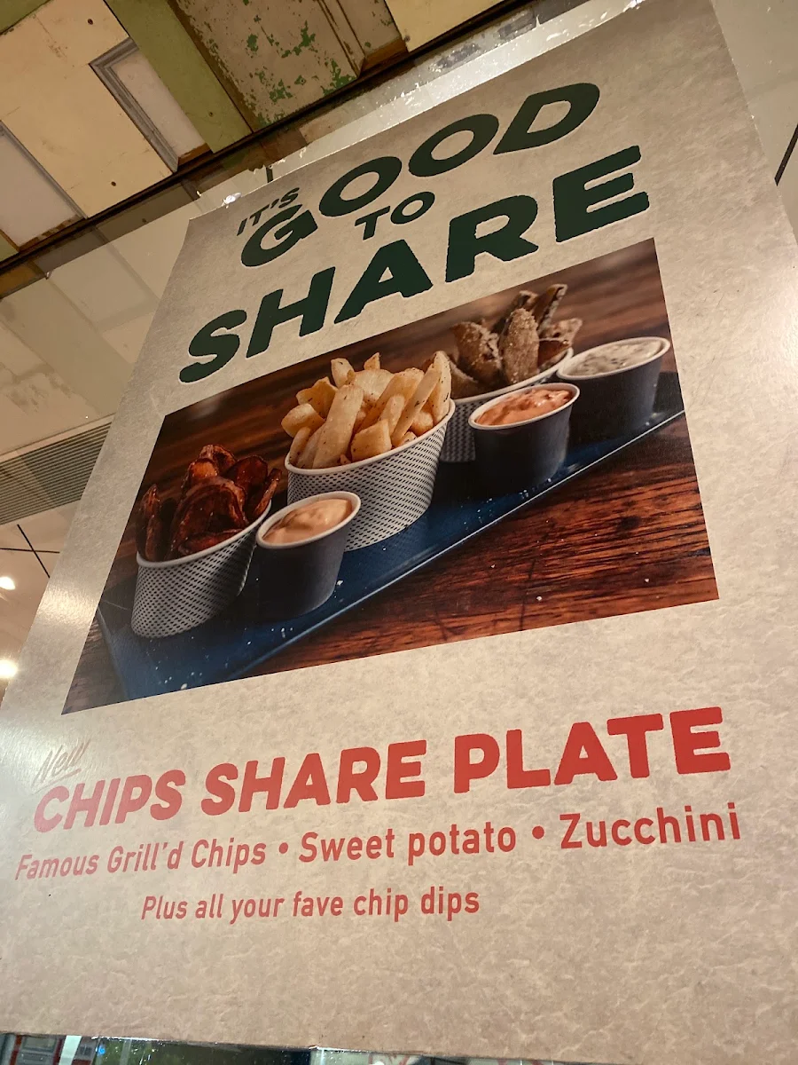 Menu, Grill'd Burgers - Robina