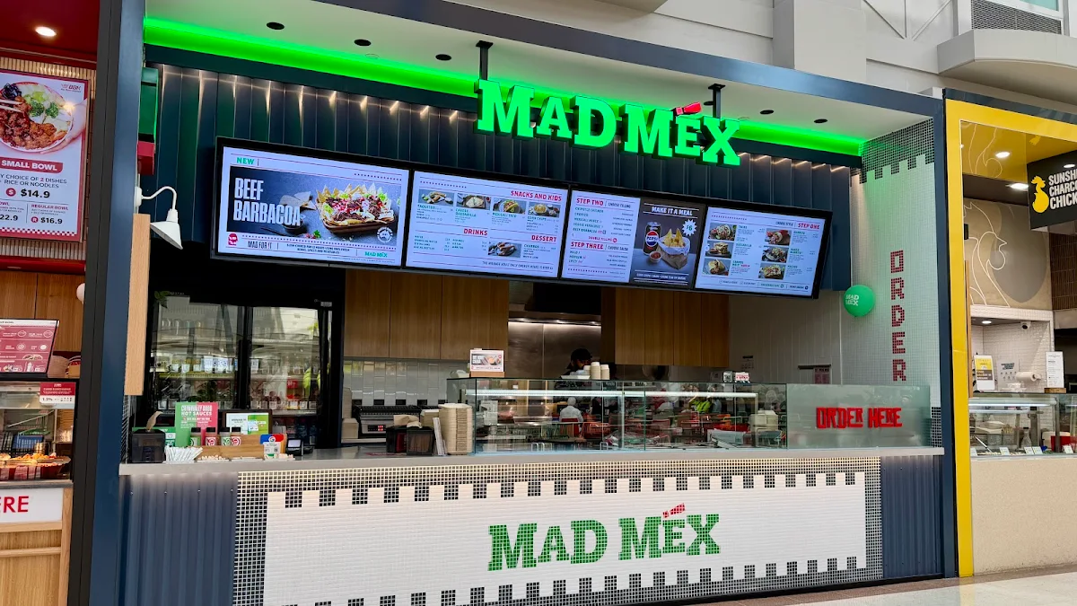 Menu, Mad Mex Werribee