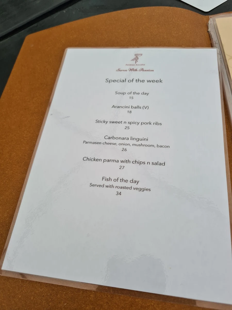 Menu, Pelikan Société