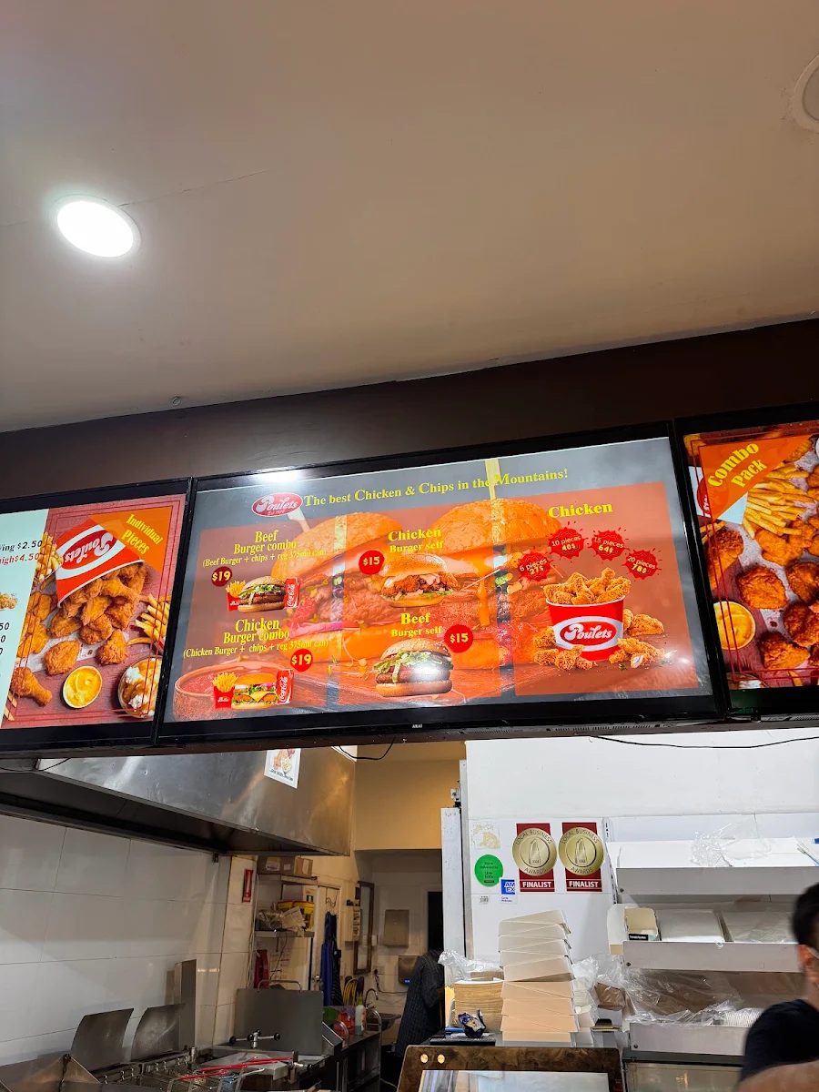 Menu, Poulets Chicken Express | Fine Dining Restaurant Katoomba