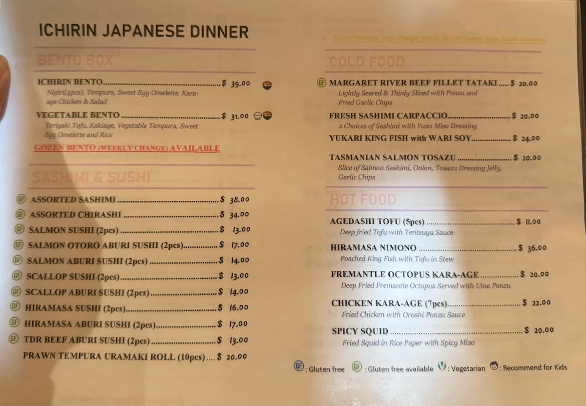 Menu photo 1