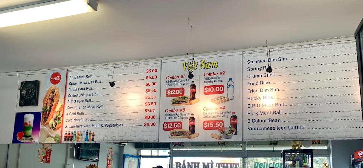 Menu, Banh Mi Thit Vietnam