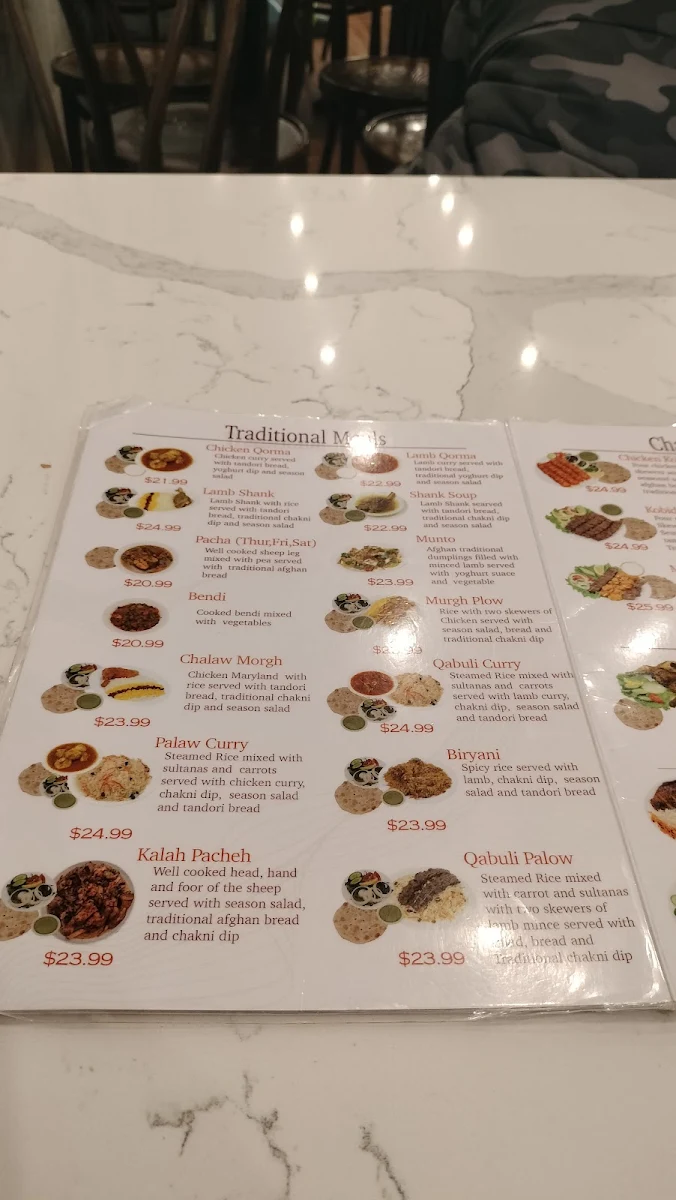 Menu, Red Rooster Taylors Lakes