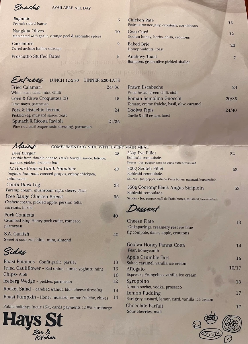 Menu photo 1