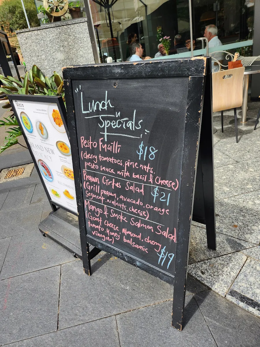 Menu, Bacio CUCINA ITALIANA