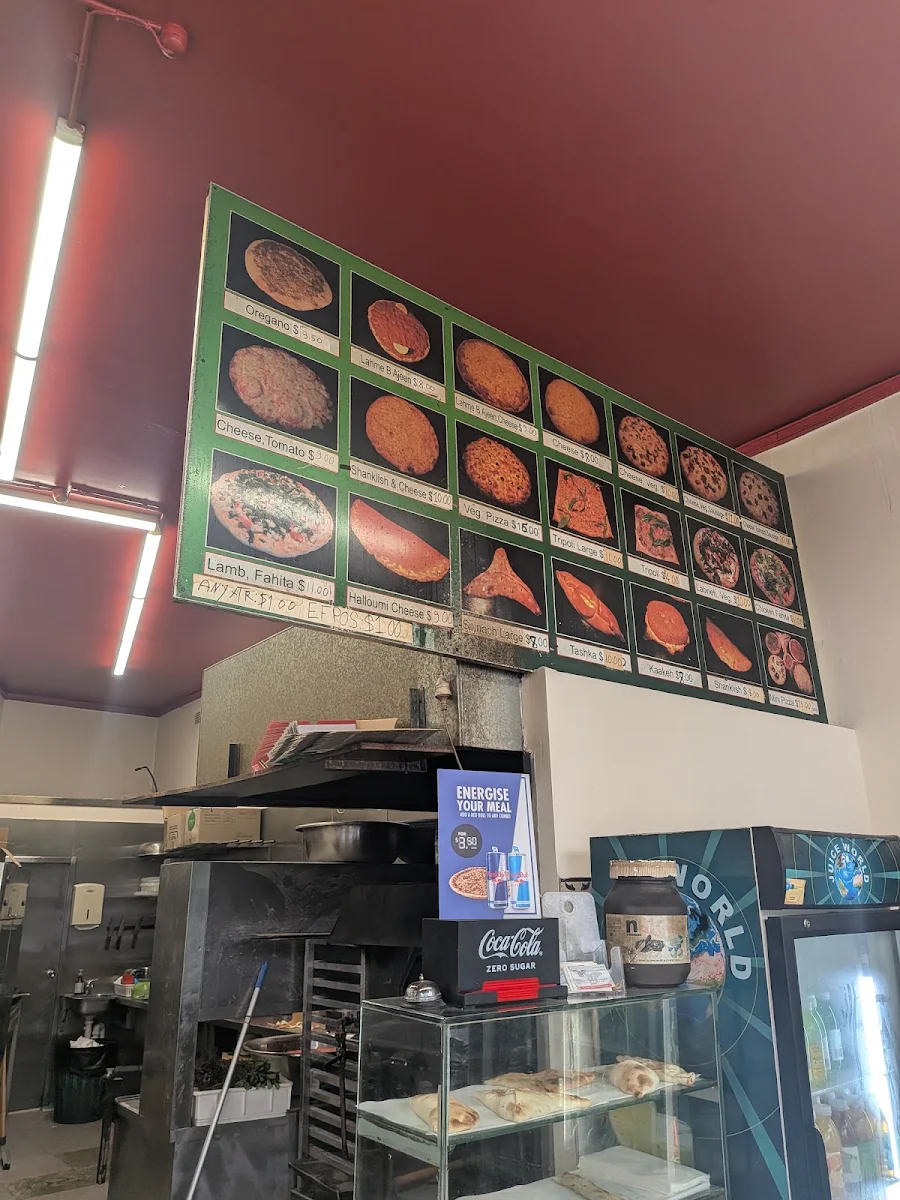 Menu, CAFFEINE HIT CAFE