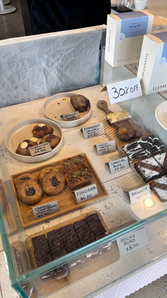 Menu, Elementary Coffee Torrensville