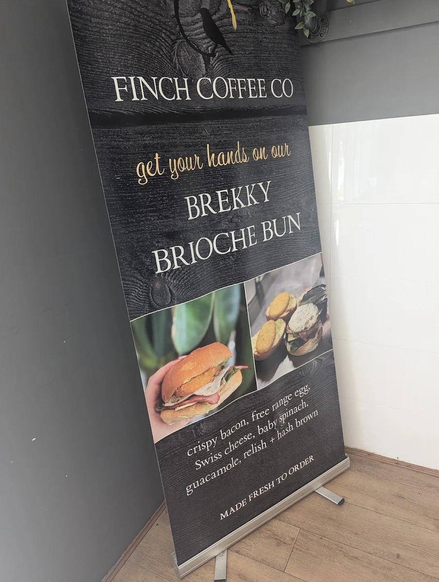 Menu, Finch Coffee Co