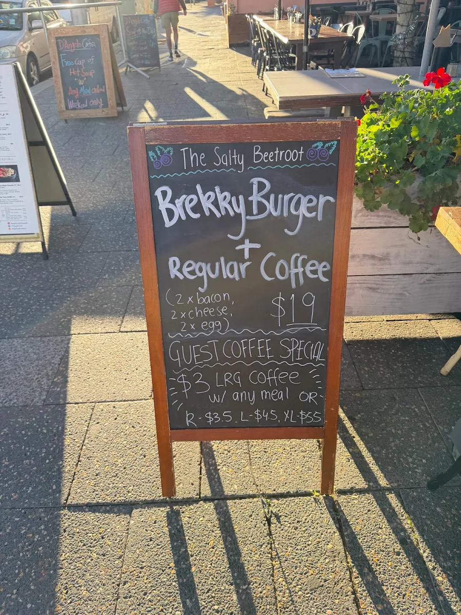 Menu, The Salty Beetroot