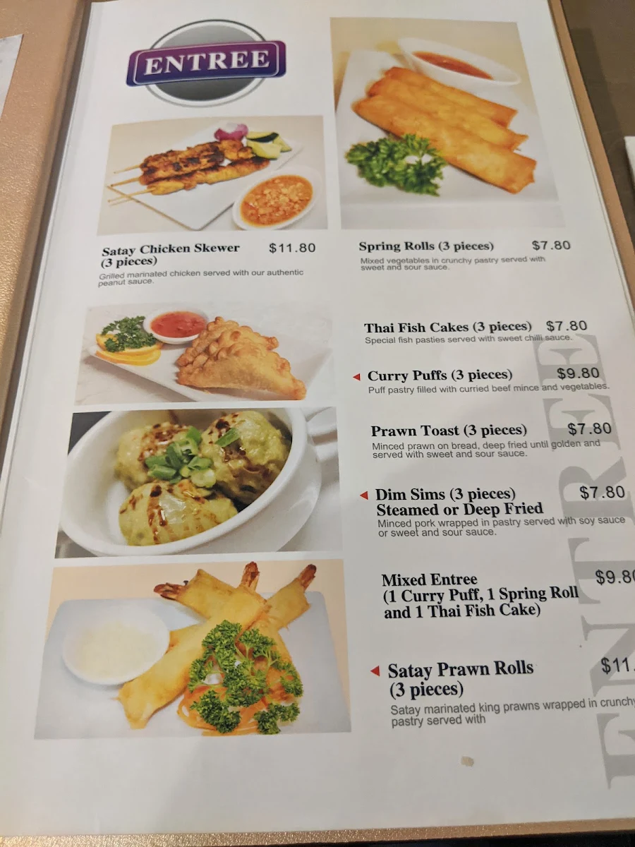 Menu, Malaysia House