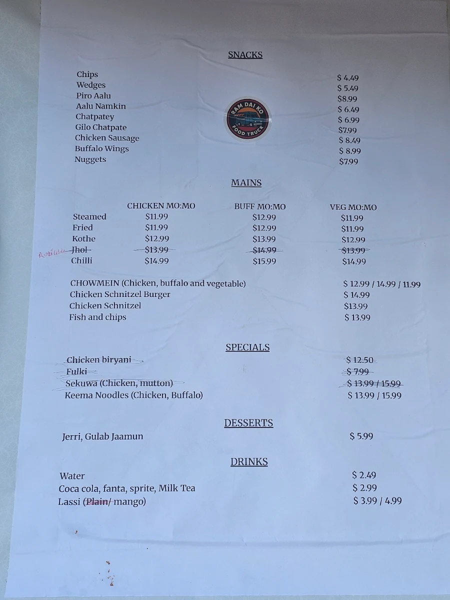 Menu photo 1