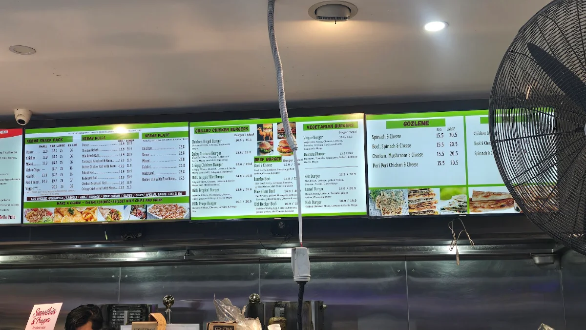 Menu, Hills Kebabs & Hills Thai ( Kebabs, Thai, Seafood, Pizza, Burgers, Gozleme)