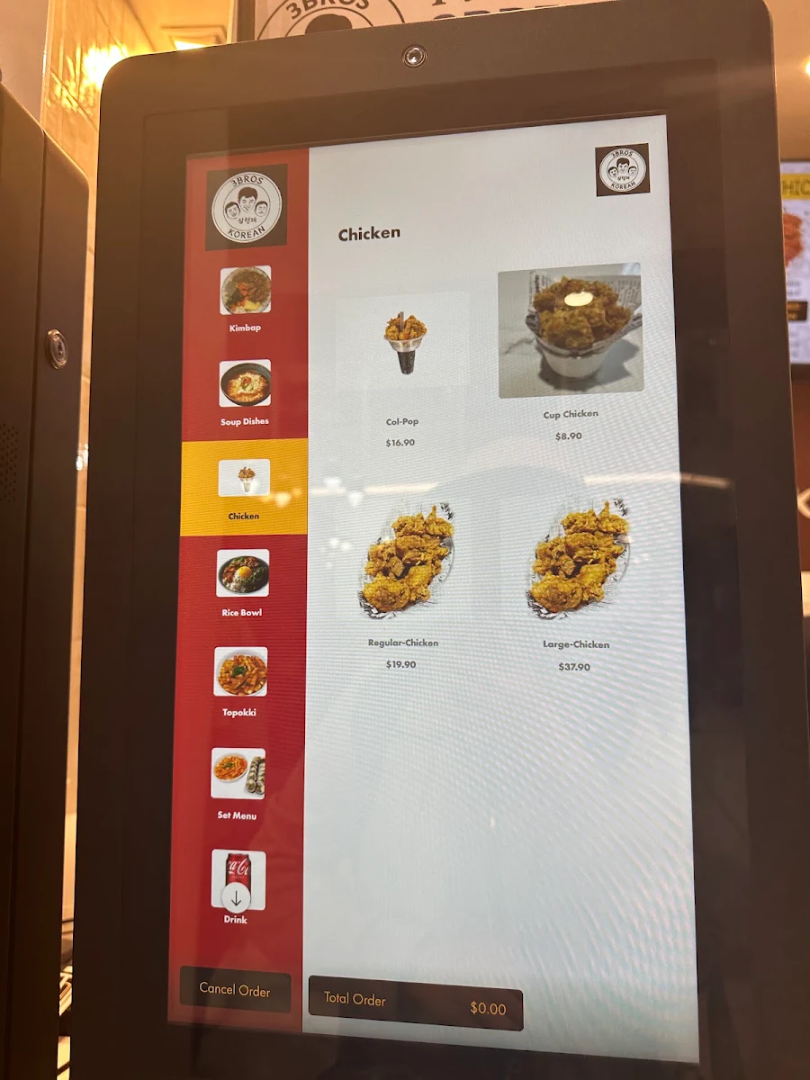Menu, 3 Bros Korean bistro ( Up Town)