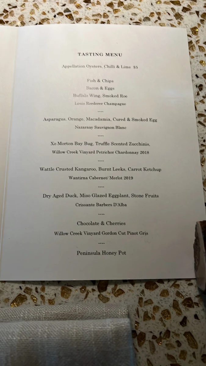 Menu, Doot Doot Doot