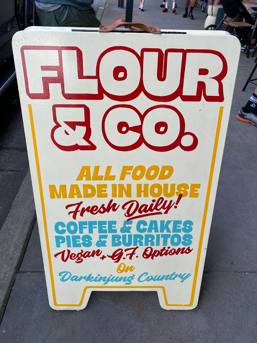Menu, Flour & Co.