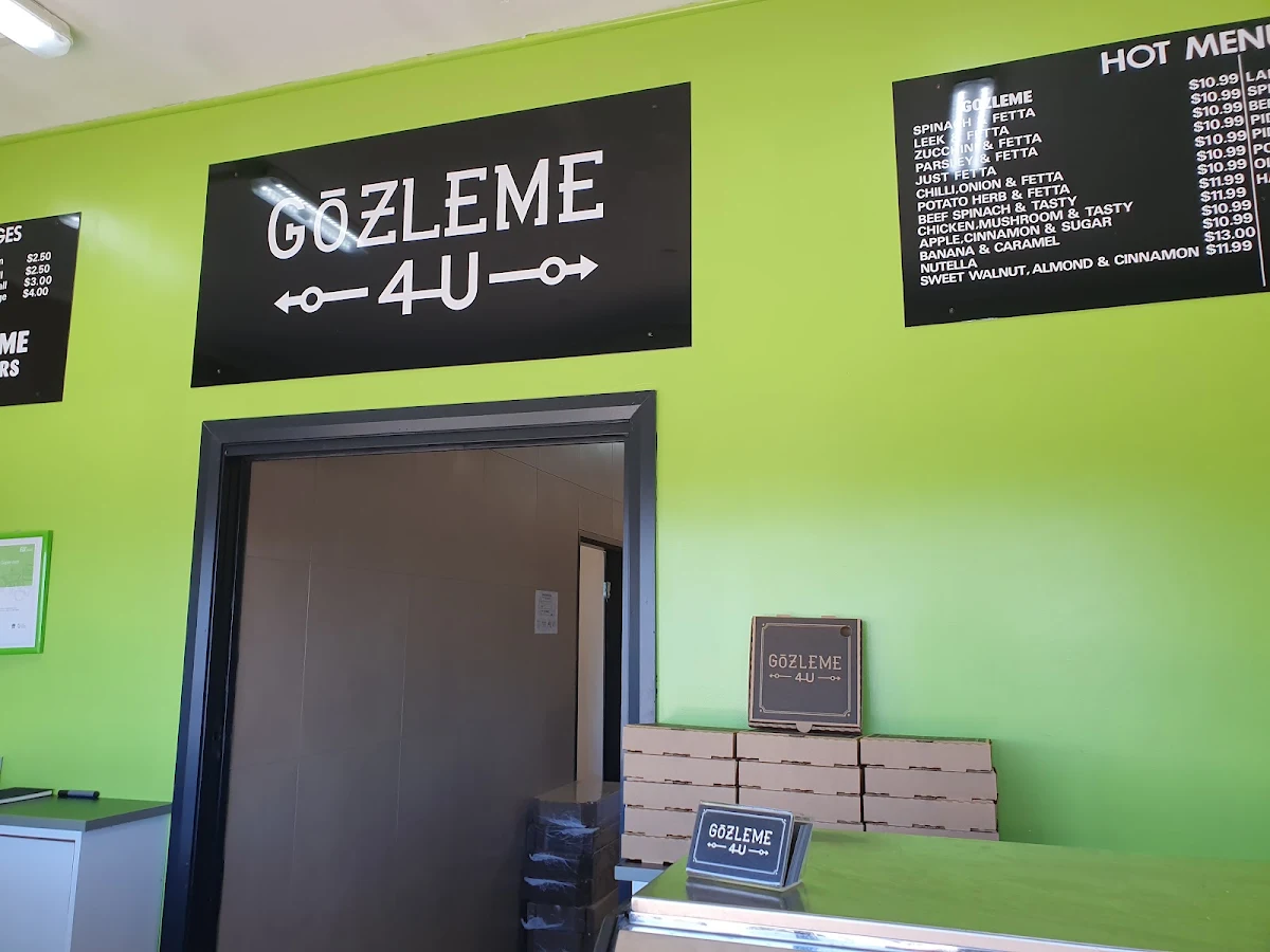 Menu, Gozleme 4U & Burek Shop