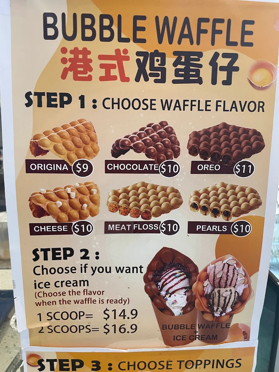 Menu, SevenTea Two