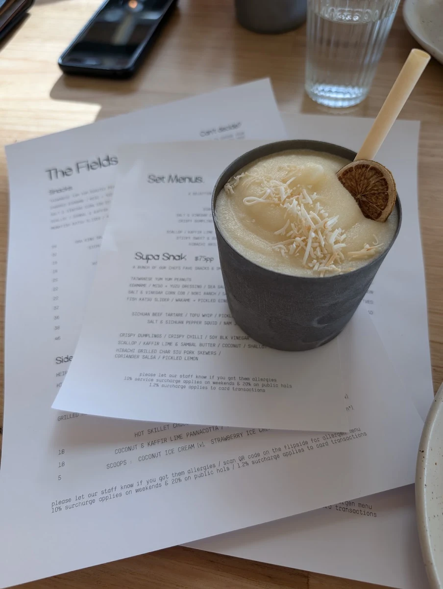 Menu, The Fields