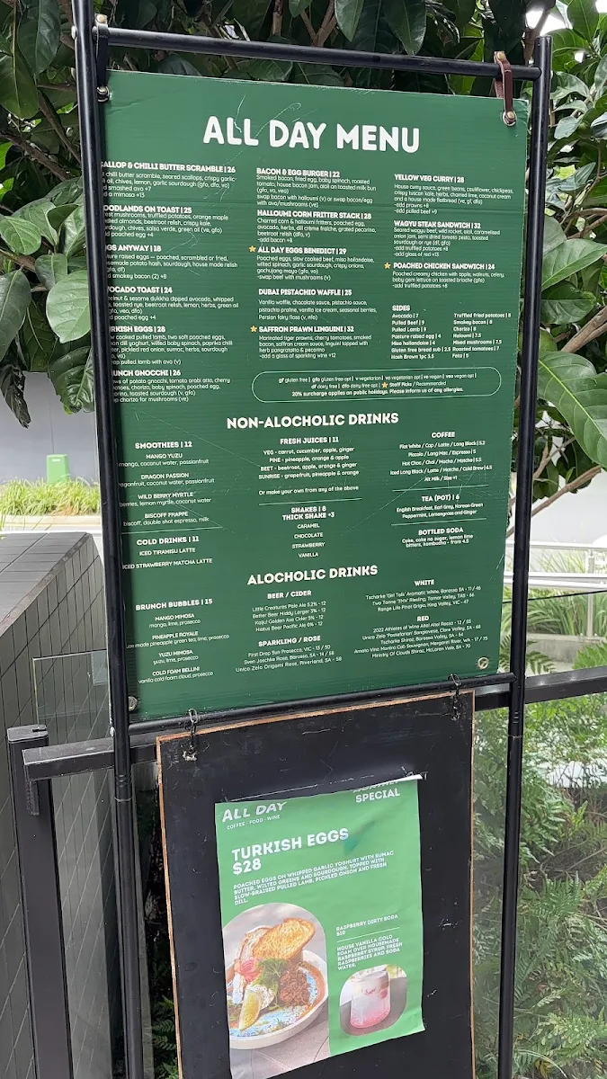 Menu, ALL DAY