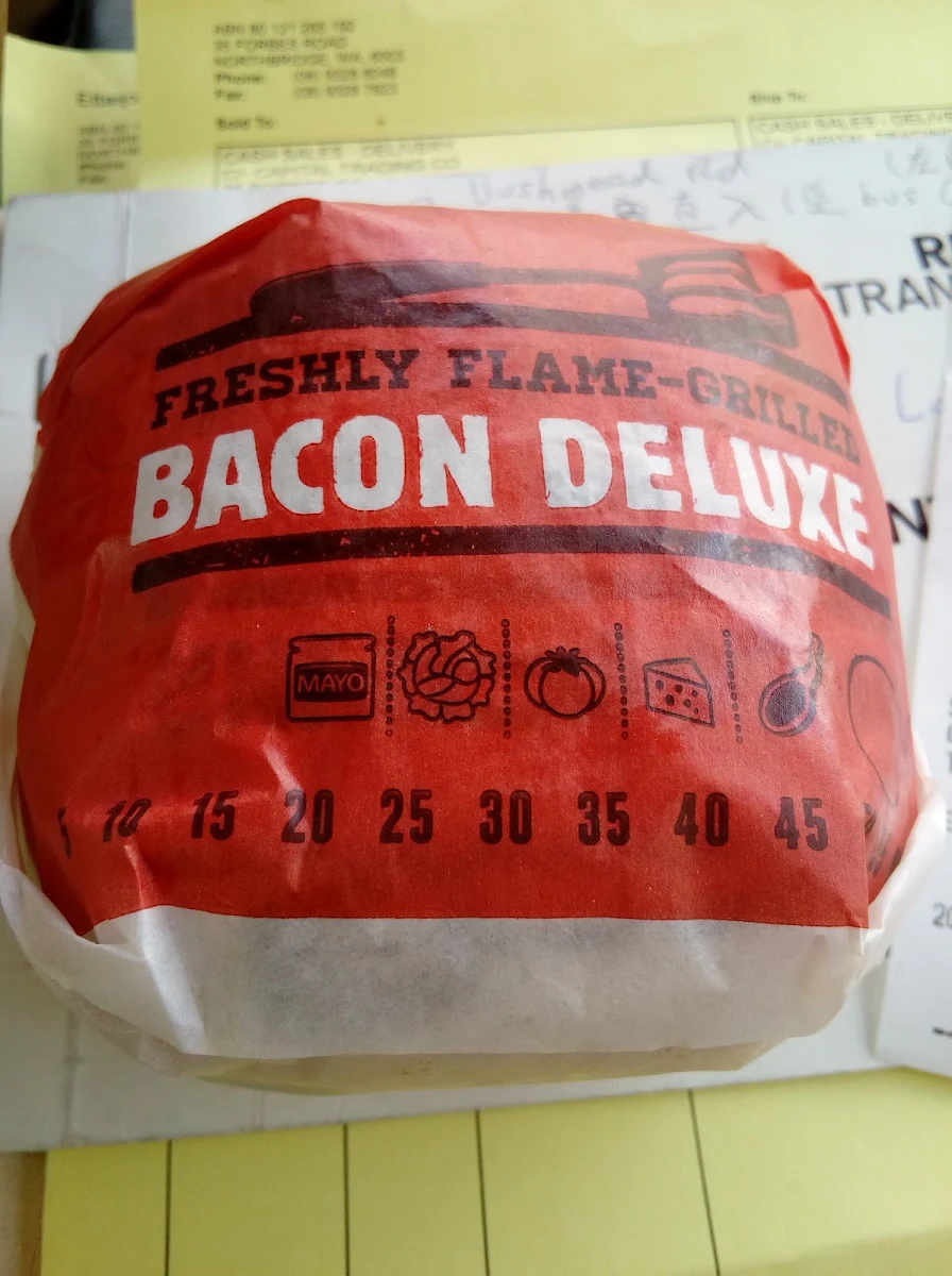 Menu, Hungry Jack's Burgers Forrestfield