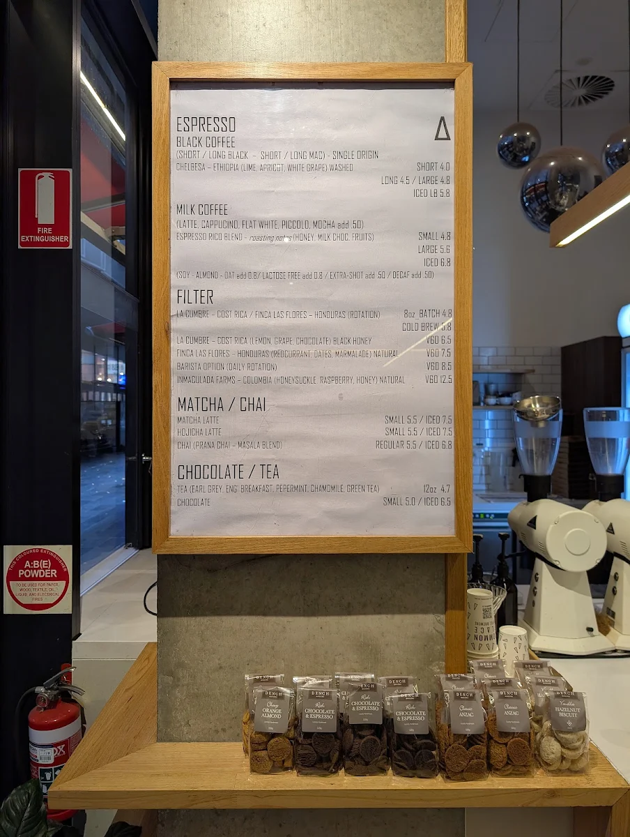 Menu, Commonplace Coffee Brewers Open 365 Days