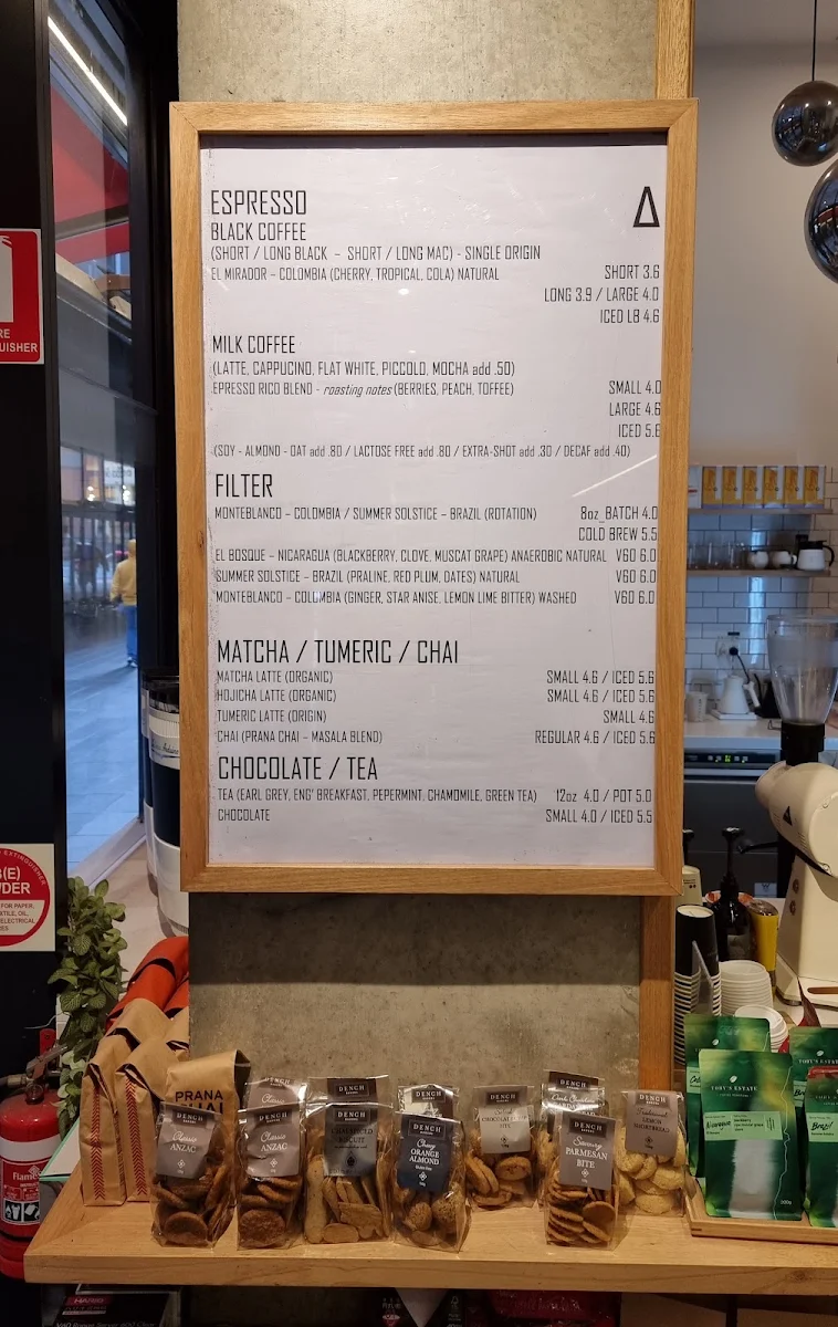 Menu, Commonplace Coffee Brewers Open 365 Days