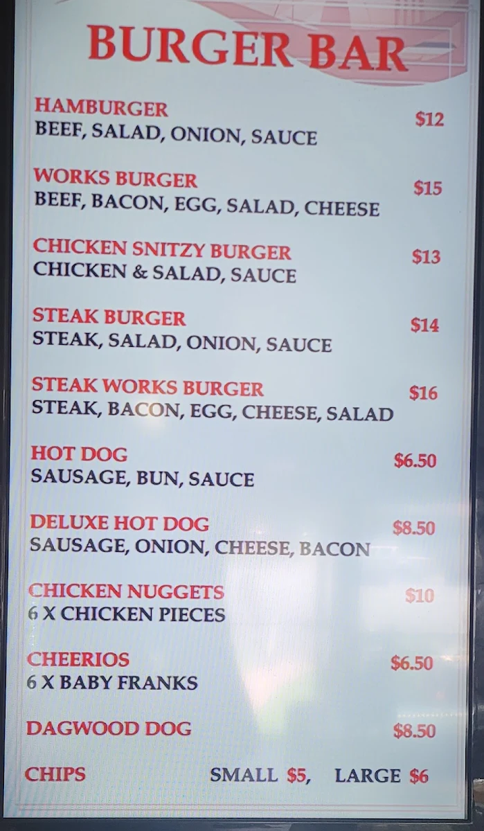 Menu, Farmhouse Coffee Lounge