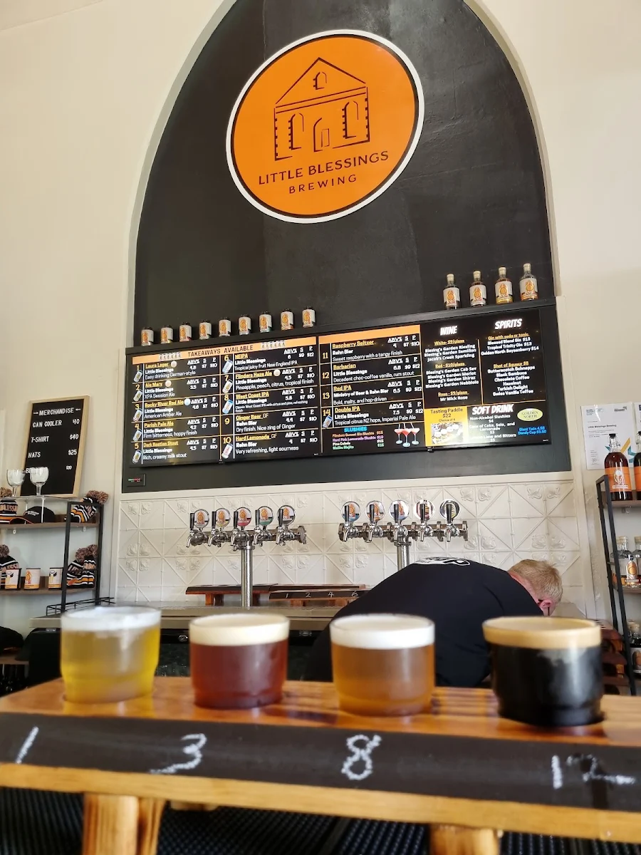 Menu, Little Blessings Brewing