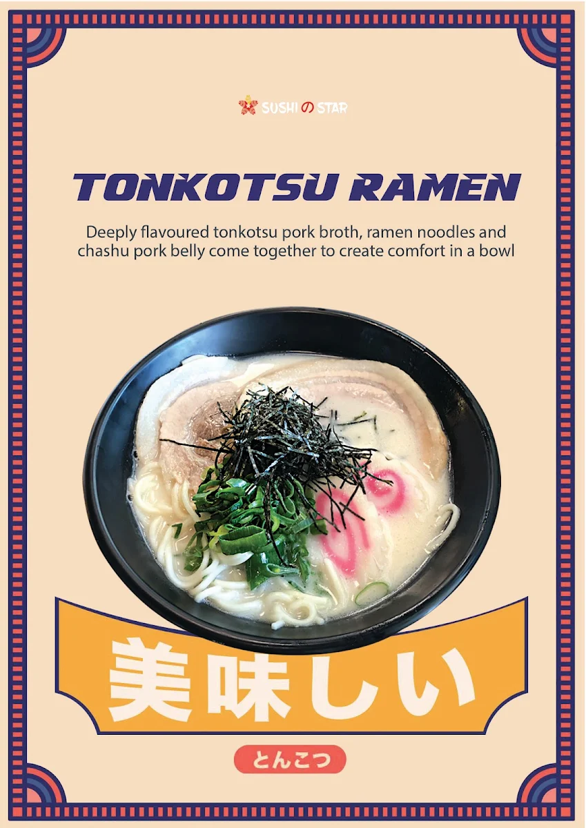 Menu, Sushi Star