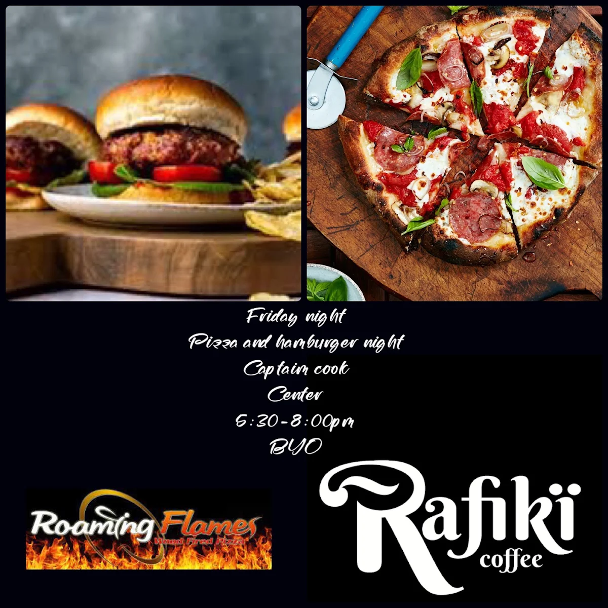 Menu, Rafiki's Coffee Cafe