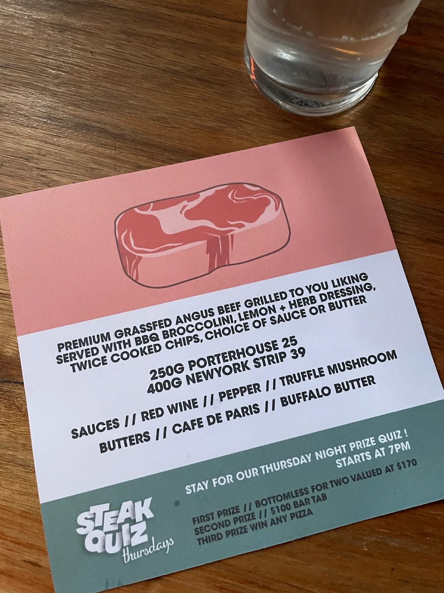 Menu, Loud Mouth