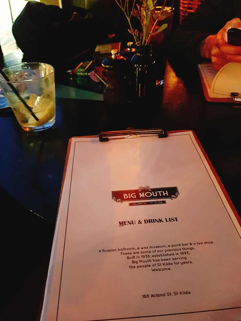 Menu, Loud Mouth