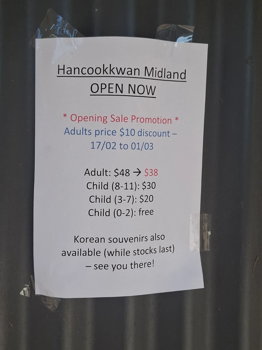 Menu, Hancookwan Korean BBQ Buffet Restaurant Midland