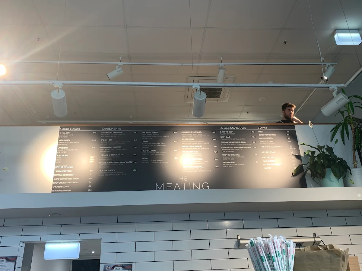 Menu, The Meating House