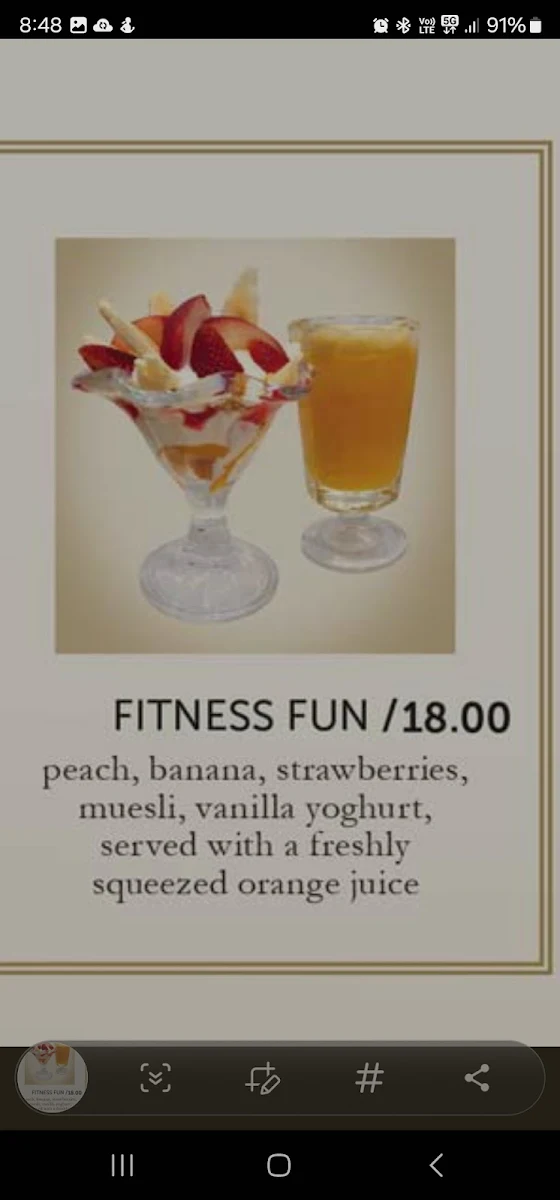 Menu, H&A Coffee