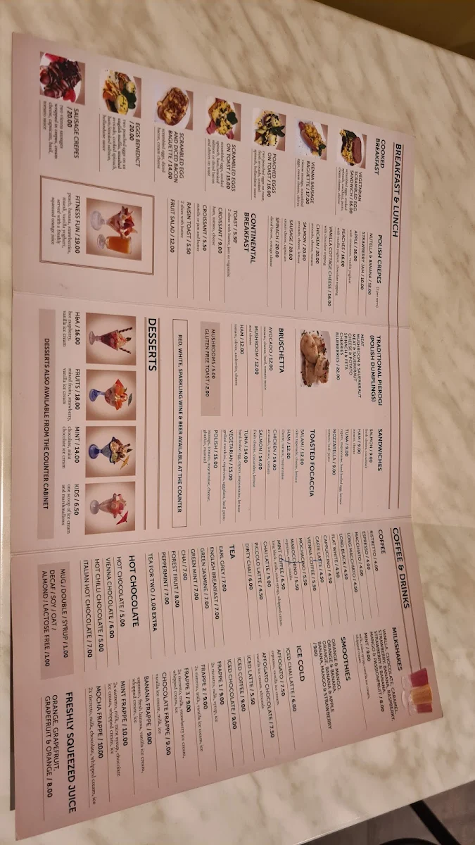 Menu, H&A Coffee