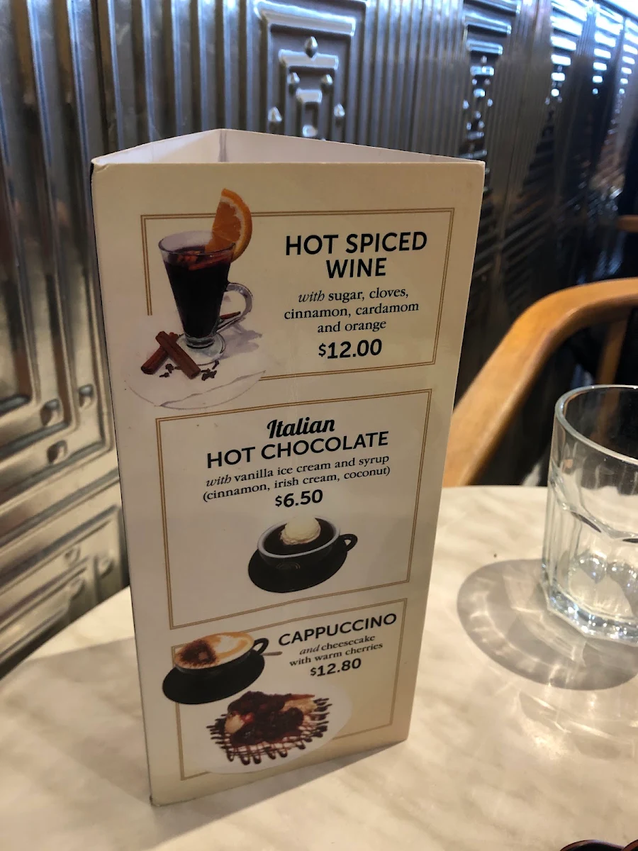 Menu, H&A Coffee