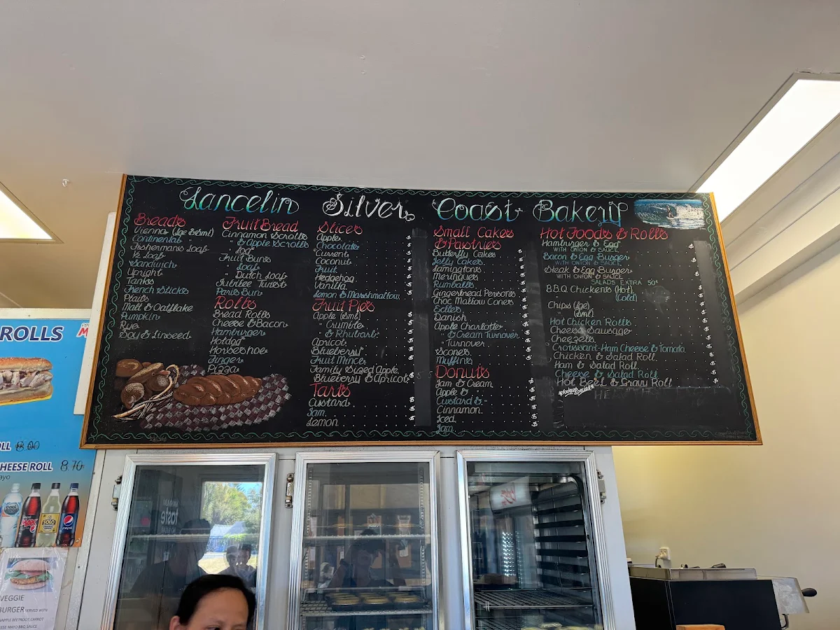 Menu, Silver Coast Bakery