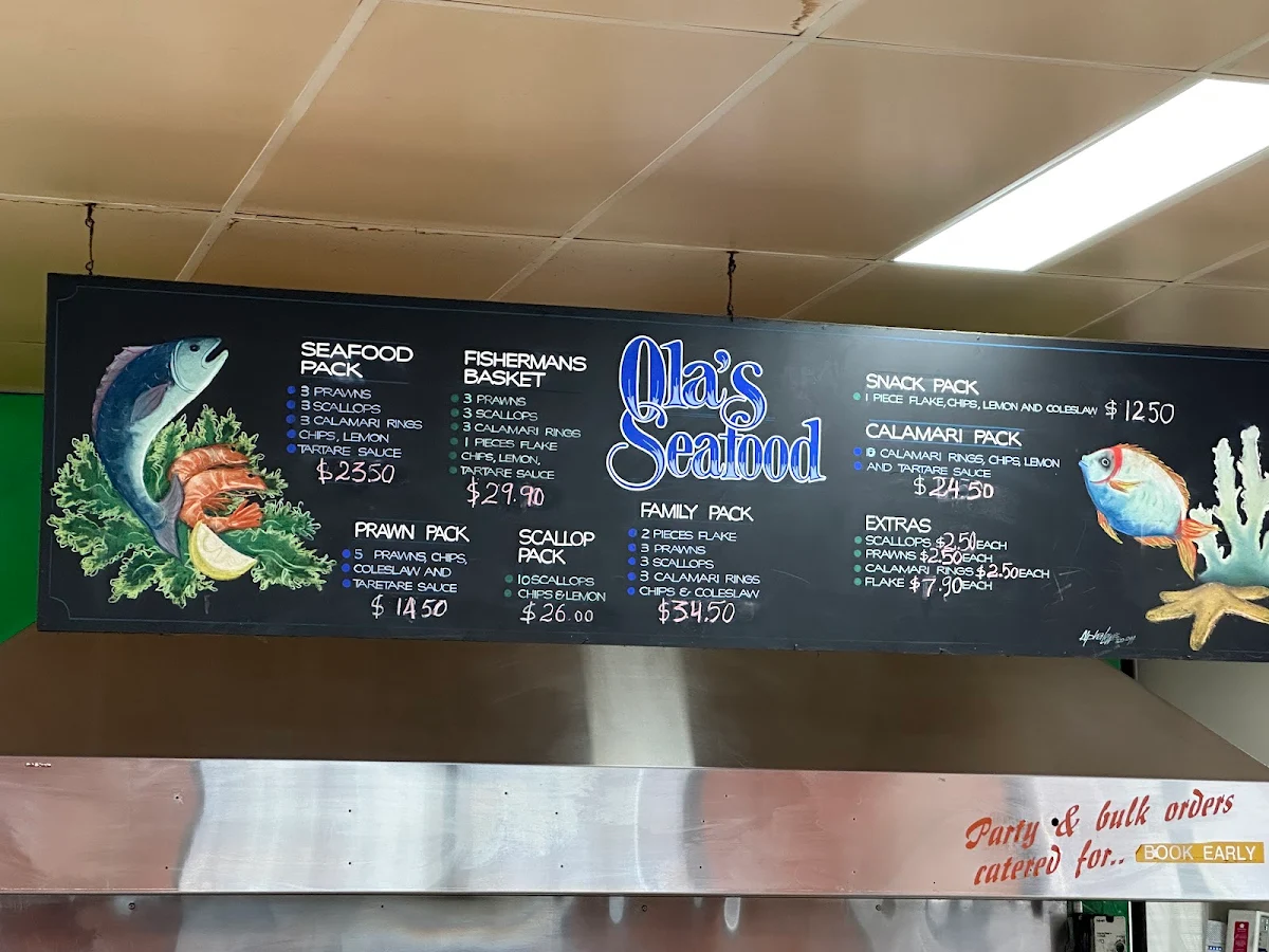 Menu, The Chicken Palace