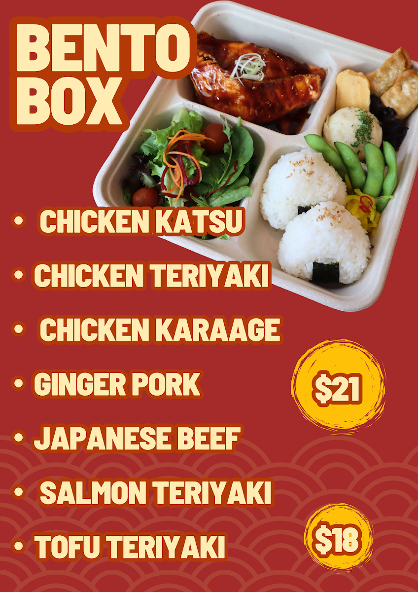 Menu, Ootoya moonee beach