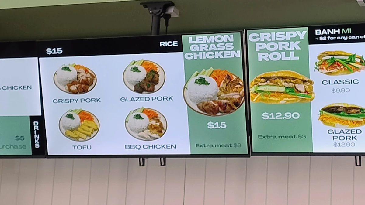 Menu, The Banh Mi Spot