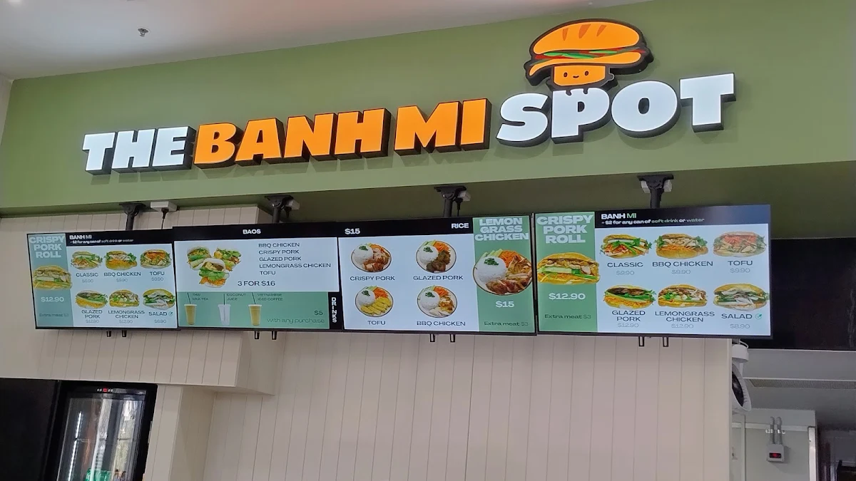 Menu, The Banh Mi Spot
