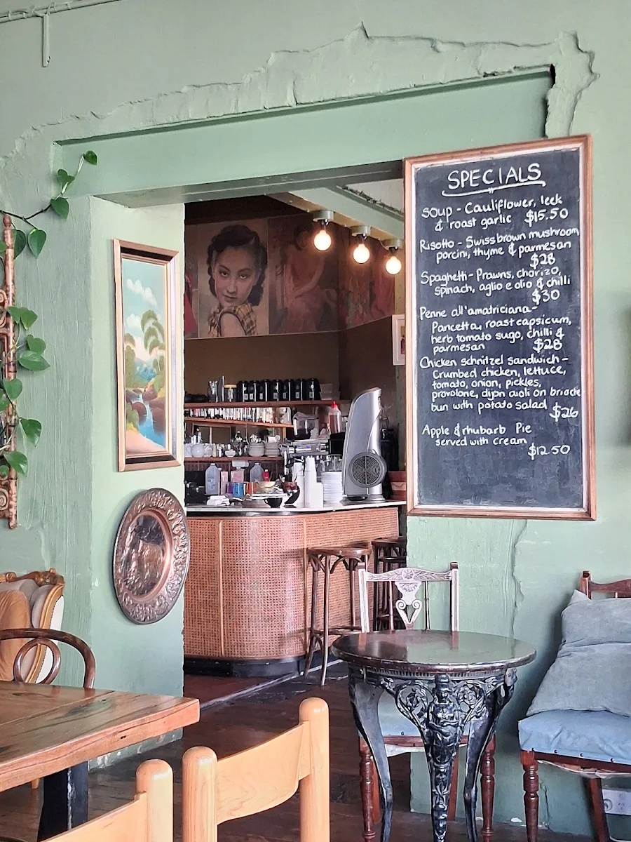 Menu, Tin Pot Cafe